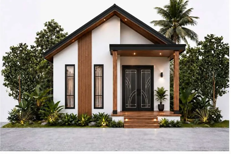 Fasad rumah Model Y1