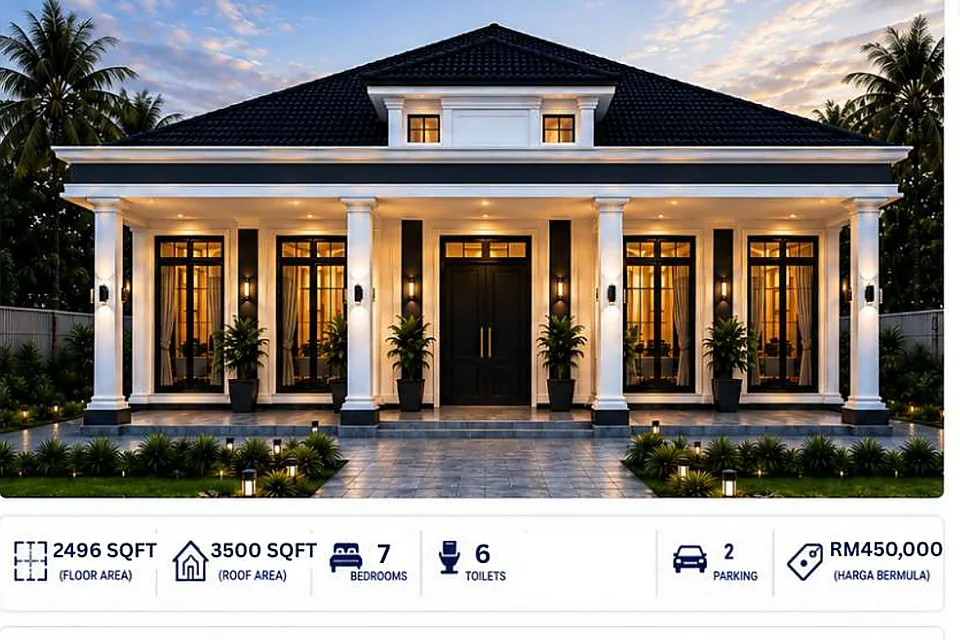 Fasad rumah Model Y13
