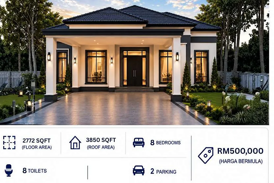 Fasad rumah Model Y15