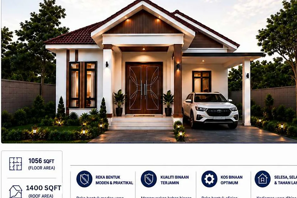 Fasad rumah Model Y3