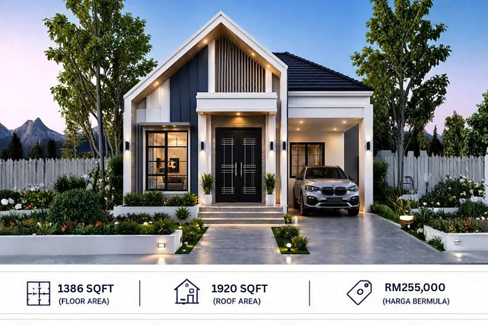 Fasad rumah Model Y7